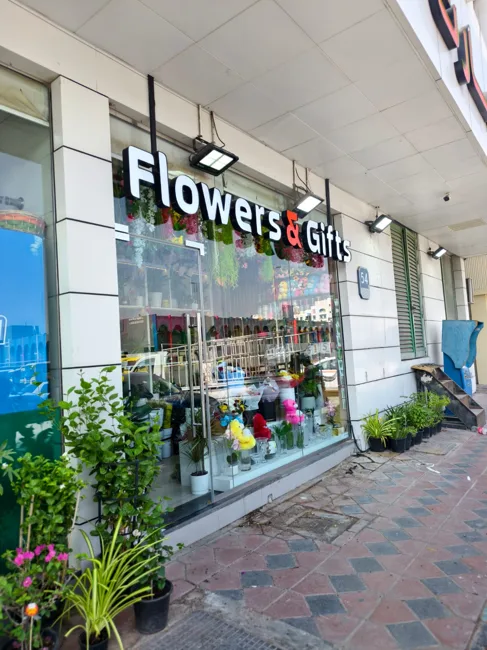 Flower shop signage